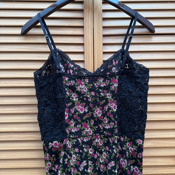Free People Floral Lace Slip Dress size small - Picture 6 of 6